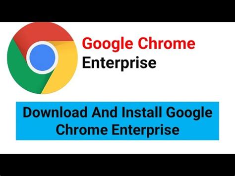 The Overview page opens by default. . Chrome enterprise download